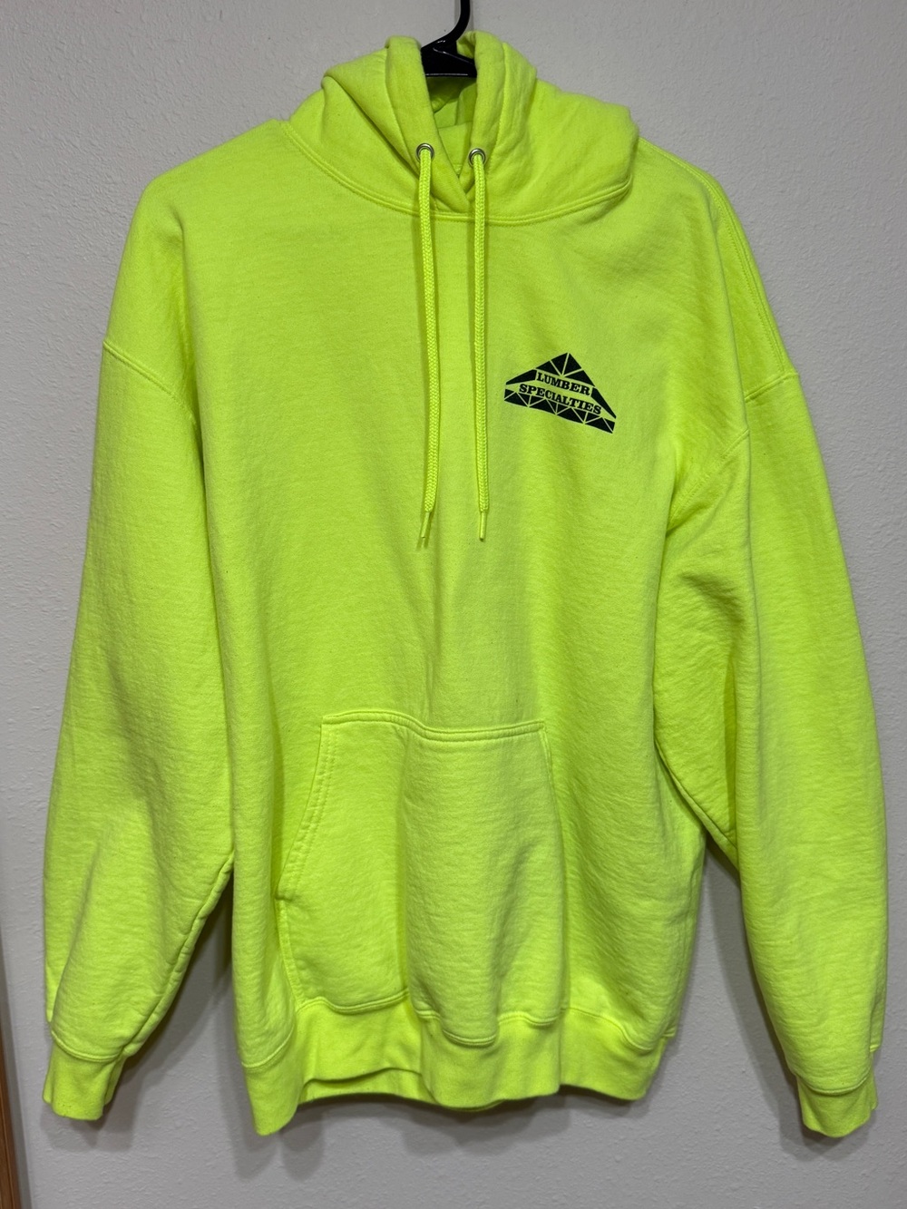 Neon Yellow Construction Sweatshirt